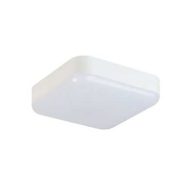 Plafoniera LED z czujnikiem ruchu IPER 10W IP65 20cmx20cm barwa neutralna biały 37302 KANLUX  (37302)